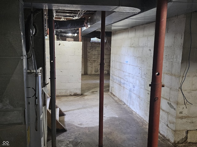 1601 S Biltmore Ave, Muncie, IN 47302 - unfinished basement featuring heating unit