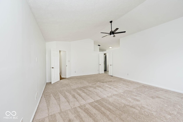 11320 Lynchburg Way, Indianapolis, IN 46229 - unfurnished room featuring lofted ceiling, a ceiling fan, and carpet flooring