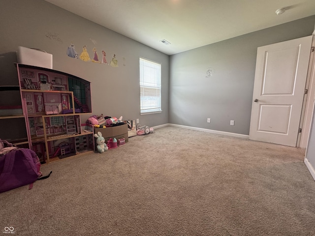 8969 Faulkner Dr, Indianapolis, IN 46239 - rec room featuring carpet floors and baseboards