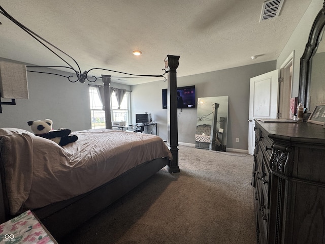 8969 Faulkner Dr, Indianapolis, IN 46239 - carpeted bedroom featuring baseboards and a textured ceiling