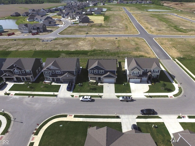 8969 Faulkner Dr, Indianapolis, IN 46239 - aerial view of property and surrounding area with nearby suburban area and a nearby body of water