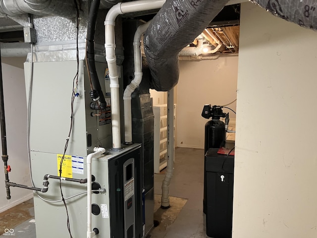 7667 Madden Ln, Fishers, IN 46038 - utility room with heating unit