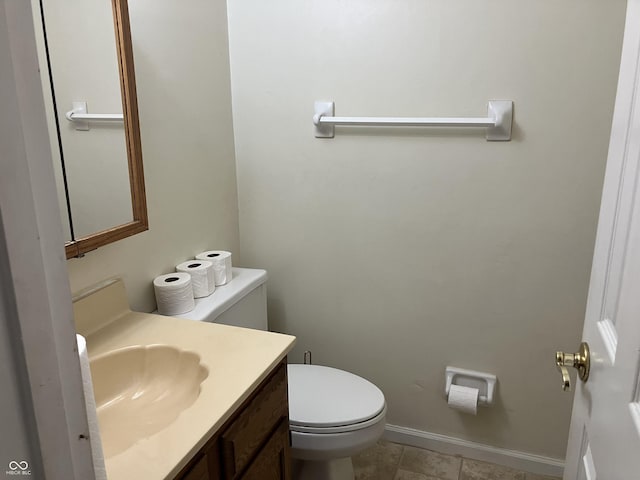 7667 Madden Ln, Fishers, IN 46038 - bathroom with vanity and tile patterned floors