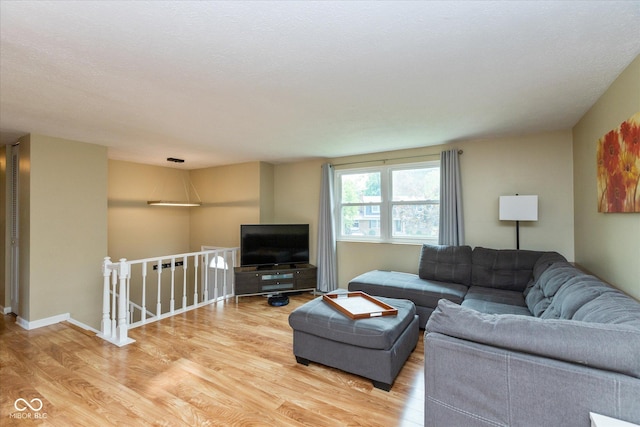 5802 Rymark Ct, Indianapolis, IN 46250 - living room with light wood-style floors