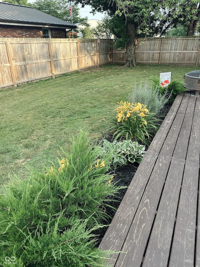 410 Hawthorn Ct, Seymour, IN 47274 - view of fenced backyard