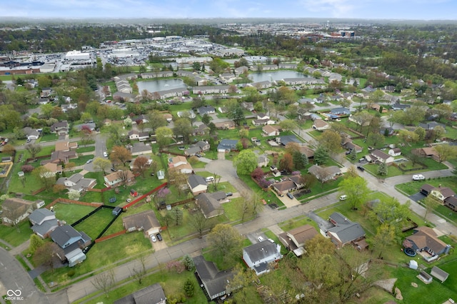 8306 Corkwood Dr, Indianapolis, IN 46227 - aerial view of property and surrounding area with nearby suburban area