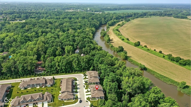 14474 Treasure Creek Ln, Fishers, IN 46038 - bird's eye view of a nearby body of water