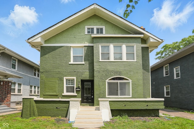 3307 N College Ave, Indianapolis, IN 46205 - view of front facade featuring stucco siding