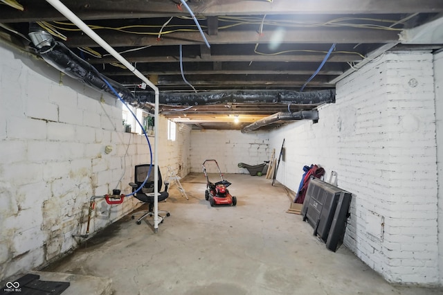 3307 N College Ave, Indianapolis, IN 46205 - view of unfinished basement