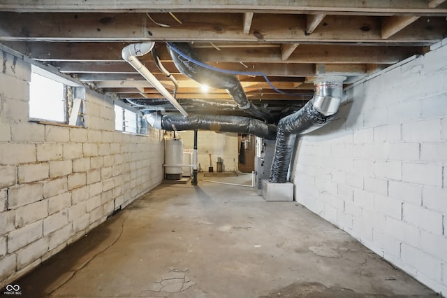 3307 N College Ave, Indianapolis, IN 46205 - below grade area featuring water heater and heating unit