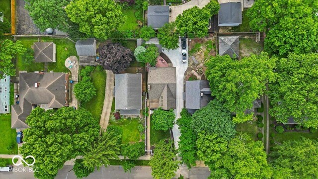 4732 N Kenwood Ave, Indianapolis, IN 46208 - aerial view of property and surrounding area