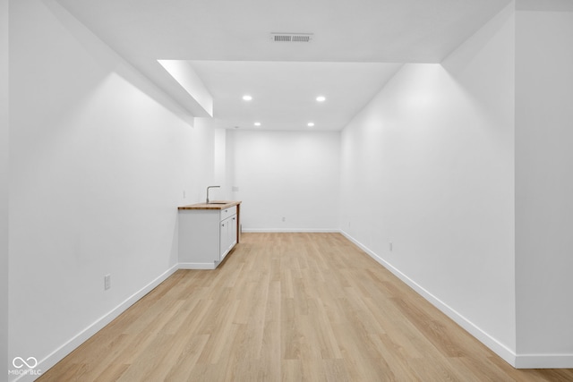 2031 Central Ave, Indianapolis, IN 46202 - spare room with light wood-type flooring and recessed lighting