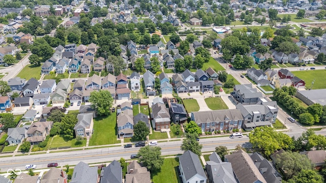 2031 Central Ave, Indianapolis, IN 46202 - aerial overview of property's location featuring nearby suburban area
