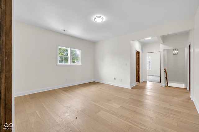 2031 Central Ave, Indianapolis, IN 46202 - unfurnished room with light wood-style flooring and baseboards