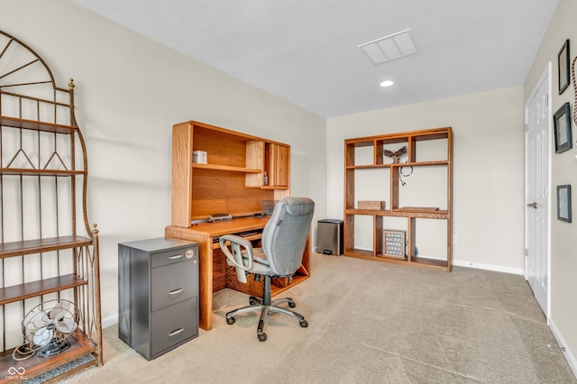 9231 E Poynter Dr, Morgantown, IN 46160 - office with light colored carpet and recessed lighting
