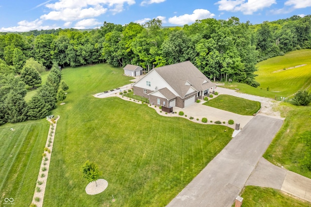 9231 E Poynter Dr, Morgantown, IN 46160 - aerial view of property and surrounding area