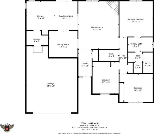 6629 Woodcrest Dr, Avon, IN 46123 - view of room layout