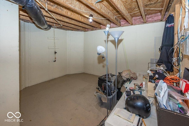 2325 N Talbott St, Indianapolis, IN 46205 - view of unfinished basement