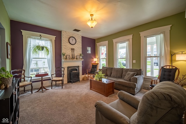 426 N Franklin St, Greensburg, IN 47240 - living area with light carpet