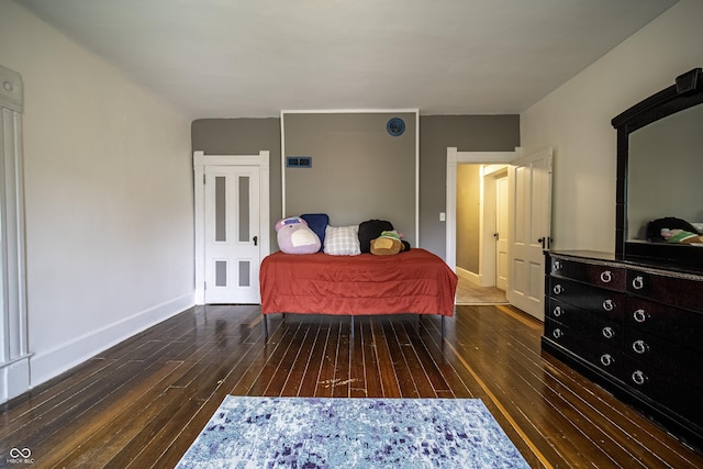 426 N Franklin St, Greensburg, IN 47240 - bedroom featuring hardwood / wood-style floors and baseboards