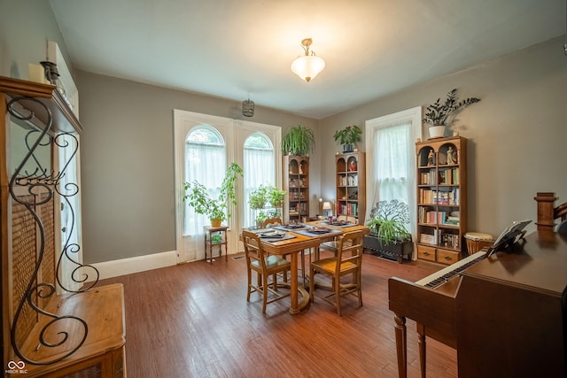 426 N Franklin St, Greensburg, IN 47240 - dining room featuring wood finished floors and an office area