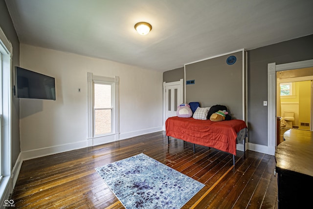 426 N Franklin St, Greensburg, IN 47240 - bedroom featuring hardwood / wood-style floors and baseboards