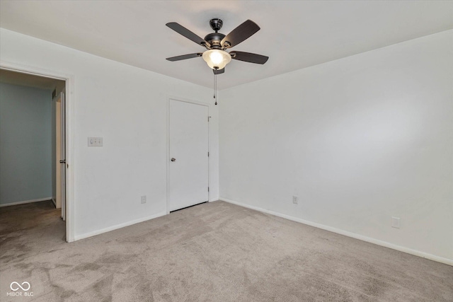 10016 Penrith Dr, Indianapolis, IN 46229 - unfurnished bedroom featuring carpet and a ceiling fan