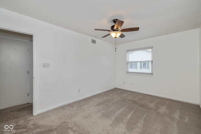 10016 Penrith Dr, Indianapolis, IN 46229 - unfurnished room with carpet and ceiling fan