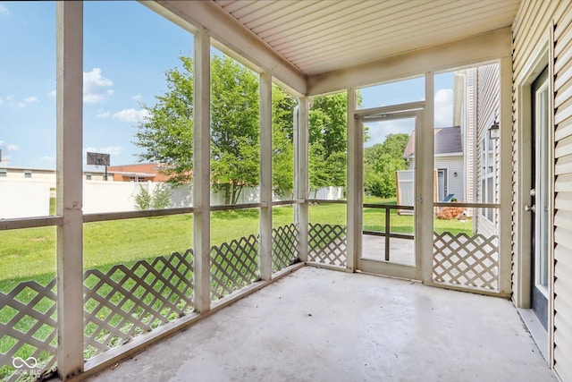 1138 Topp Creek Dr, Indianapolis, IN 46214 - view of unfurnished sunroom
