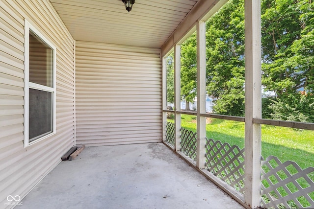 1138 Topp Creek Dr, Indianapolis, IN 46214 - view of unfurnished sunroom
