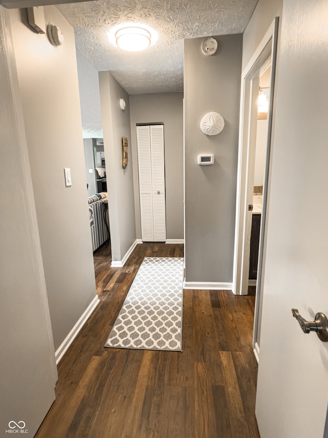 7470 Charrington Ct, Indianapolis, IN 46254 - hall with wood finished floors and baseboards