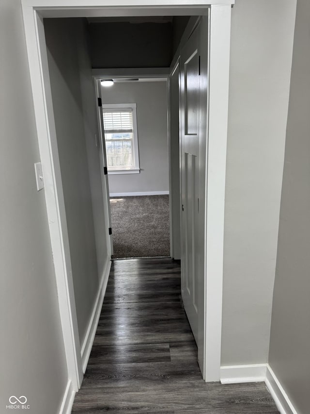 1006 Hurricane St, Franklin, IN 46131 - hall with dark wood finished floors
