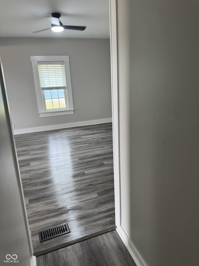 1006 Hurricane St, Franklin, IN 46131 - unfurnished room with a ceiling fan and wood finished floors