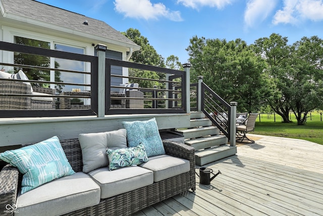 17138 Joliet Rd, Westfield, IN 46074 - deck with outdoor lounge area