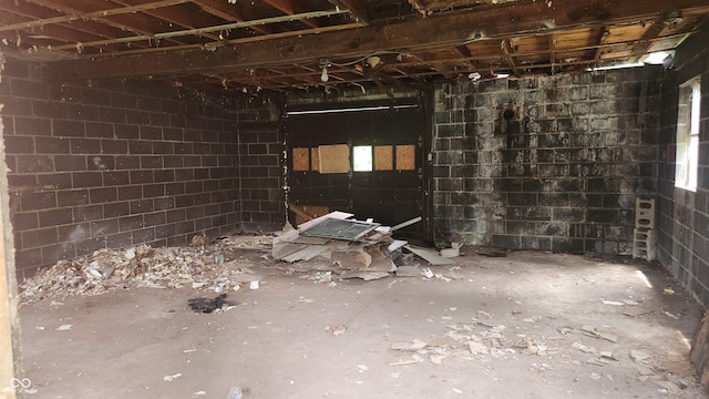 2157 Sugar Grove Ave, Indianapolis, IN 46202 - misc room with concrete block wall