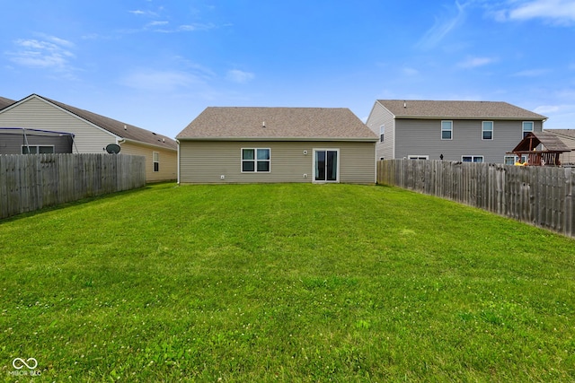 7715 Bolero Dr, Camby, IN 46113 - rear view of property with a fenced backyard