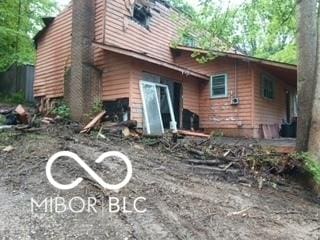 8803 S Sleepy Hollow Rd, Waldron, IN 46182 - rear view of house