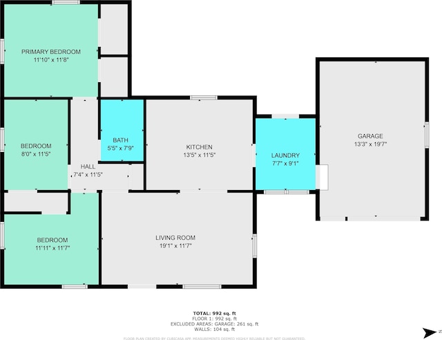 900 N College St N, Veedersburg, IN 47987 - view of floor plan / room layout
