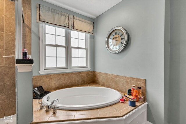 705 Ridge Gate Dr, Brownsburg, IN 46112 - full bathroom with a garden tub
