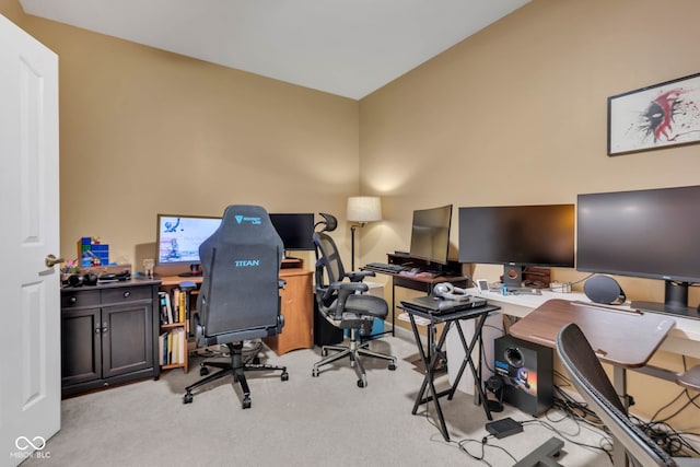 705 Ridge Gate Dr, Brownsburg, IN 46112 - view of carpeted home office