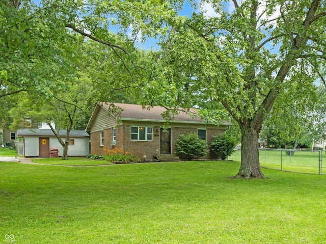 7928 Vontress St, Coatesville, IN 46121 - view of front facade featuring brick siding