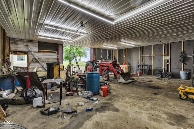 10965 W Base Line Rd, Jamestown, IN 46147 - view of garage