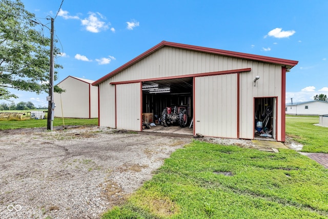 10965 W Base Line Rd, Jamestown, IN 46147 - view of detached garage