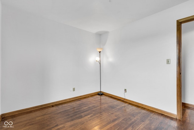 10965 W Base Line Rd, Jamestown, IN 46147 - empty room featuring baseboards and wood finished floors