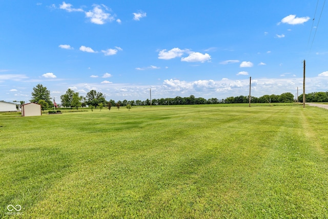 10965 W Base Line Rd, Jamestown, IN 46147 - view of green lawn featuring an outdoor structure