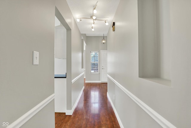 9055 Glass Chimney Ln, Fishers, IN 46037 - hallway featuring hardwood / wood-style floors and an upstairs landing