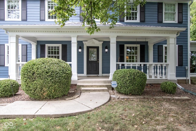 5538 N 700 W, Mccordsville, IN 46055 - entrance to property featuring covered porch
