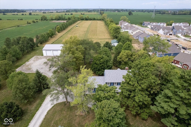 5538 N 700 W, Mccordsville, IN 46055 - aerial view of sparsely populated area with nearby suburban area