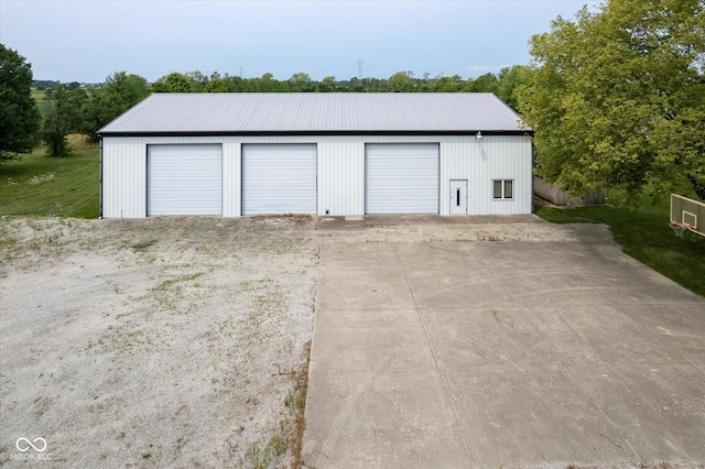 5538 N 700 W, Mccordsville, IN 46055 - view of detached garage