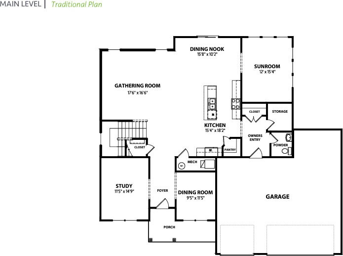 3638 Sycamore Bend Way N, Columbus, IN 47203 - view of room layout